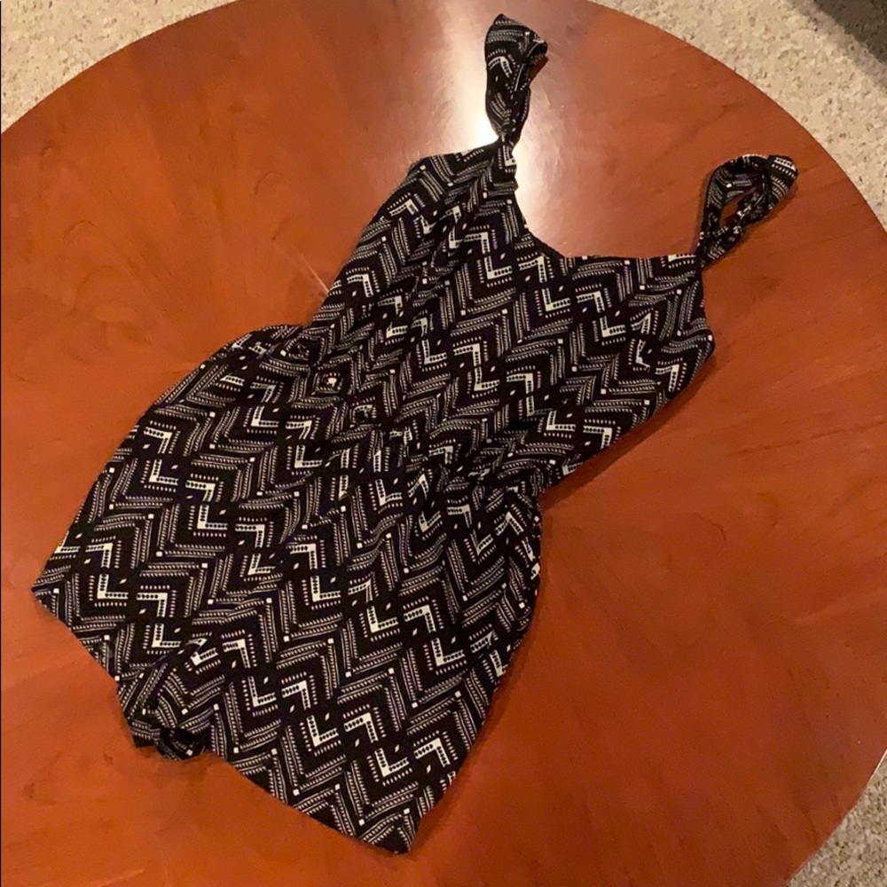 Black and white Romper